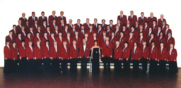 Der Hubertus-Chor anl�sslich seines 25j�hrigen Jubil�ums 2002