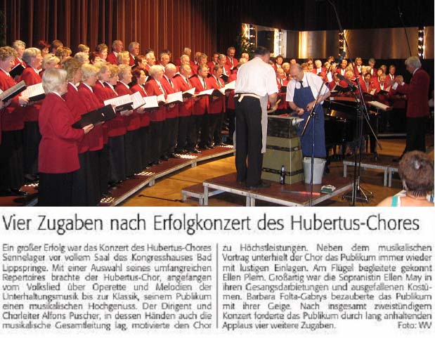 Zeitungsbericht WV vom 25.06.05